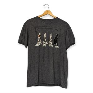 Star Wars Darth Vader & Storm Troopers Abbey Road T Shirt Size Large